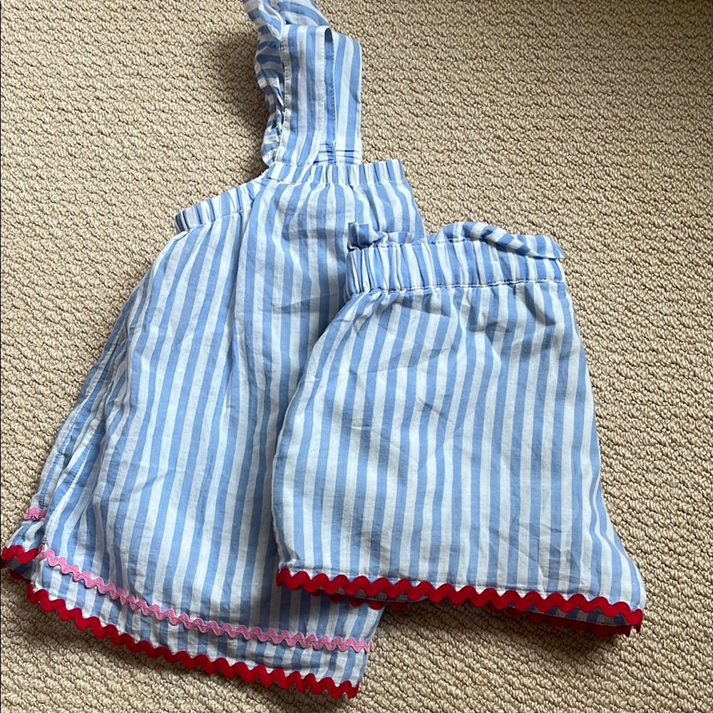J. Crew girls striped set